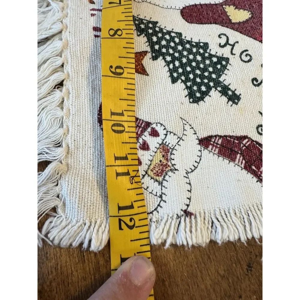 Christmas Placemats Tapestry Set of 4 Santa Hoho Jolly dinner